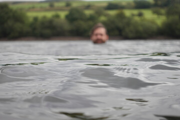 Fototapeta premium Man and Water - Nature - Great Outdoors