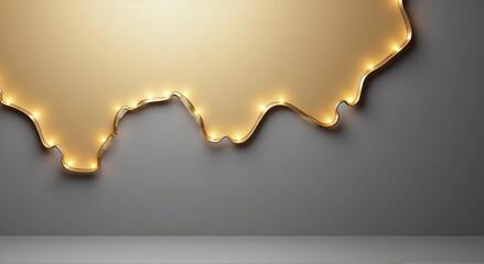 golden map of the world