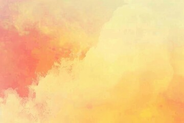 Obraz premium A warm autumn glow envelops the landscape with seamless transitions of yellow and orange hues, evoking a cozy fall atmosphere in a natural setting of tranquility and serenity