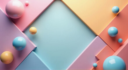 billiard balls on a green background