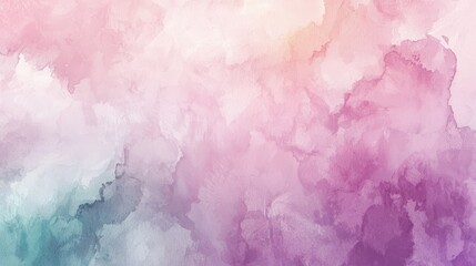 Fototapeta premium Soft Watercolor Texture in Pastel Hues for Wedding Invitations, Posters, and Artistic Designs