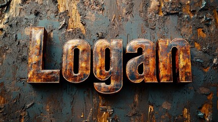 Glossy Leather personalized name postcard perfect for decor.