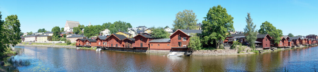 Obraz premium Porvoo FInland river side