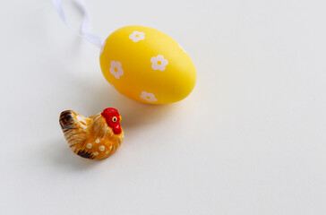 easter egg and chick