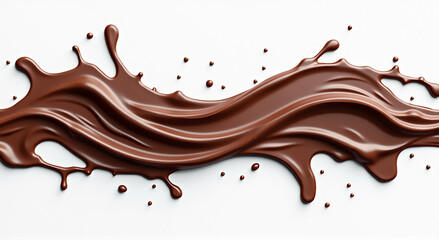 melted chocolate dripping