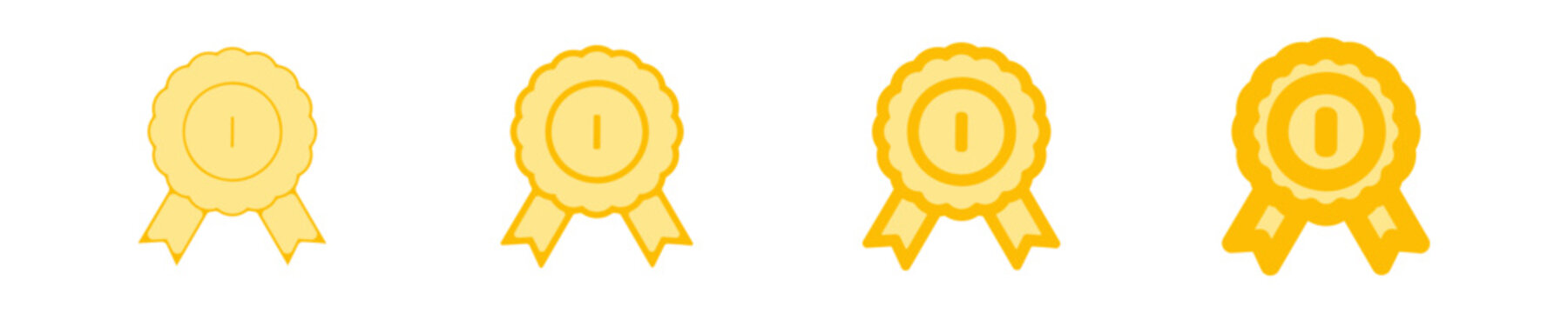ensemble picto icones premier coupe trophee podium premiere place medaille honneur recompense vainqueur prix classement or jaune