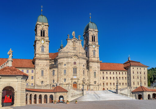 Kloster Einsiedeln im Kanton Schwyz, Schweiz