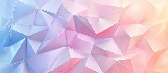 Fototapeta premium Abstract Low Poly Triangle Pattern Background