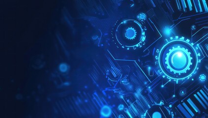 Obraz premium Abstract Digital Technology Background