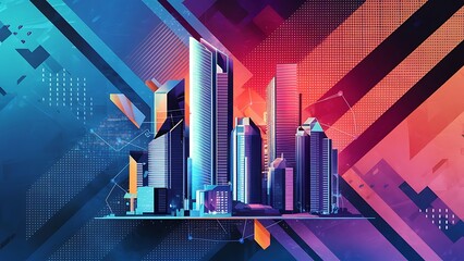 Obraz premium Its a modern colored wallpaper background for designs