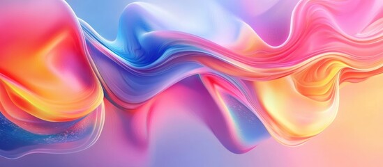 Vibrant abstract background with dynamic shapes and colors creating an energetic and modern visual composition