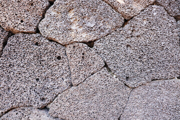 background and texture of black volcanic rocks