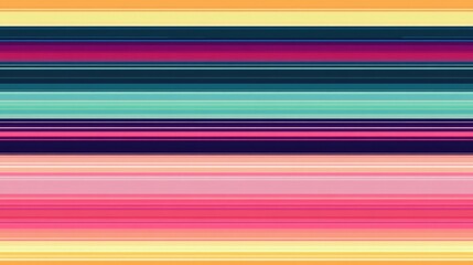 Multicolored seamless abstract background featuring horizontal lines