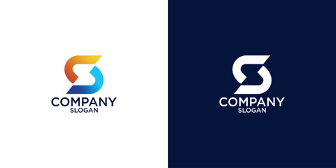 letter s abstract monogram logo vector design