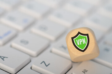 The image represents the role of VPNs in protecting online privacy and security, shielding users...