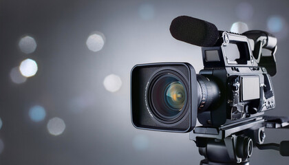 Video camera for professional video recording