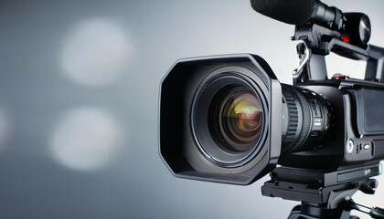 Video camera for professional video recording