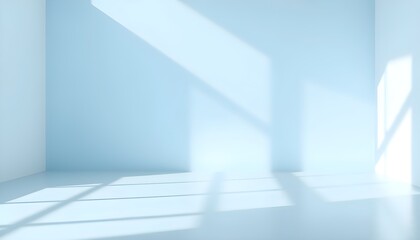 Blue Room with Sunbeams