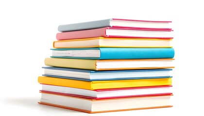 A Stack of Colorful Books