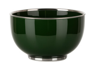 Elegant green bowl with a sleek design, perfect for serving or displaying fruits, snacks, decorative items, or culinary creations.