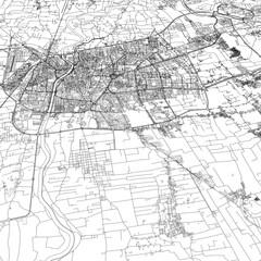 Fototapeta premium 3D illustration of city and urban in Murcia Spain