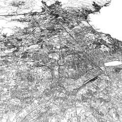 Fototapeta premium 3D illustration of city and urban in Marseille France