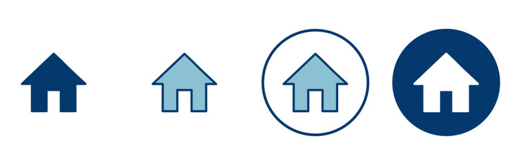 Home icon vector isolated on white background. House vector icon. Address