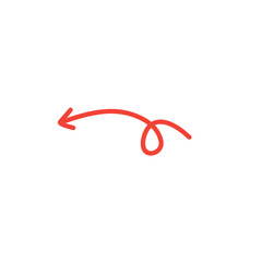 red arrow vector