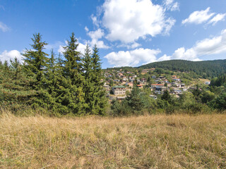 Village of Sitovo with nineteenth century houses, Bulgaria