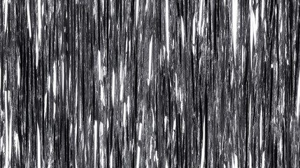 shimmering straight tinsel garland curtain texture in a solid metallic gray color