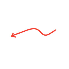 red arrow vector