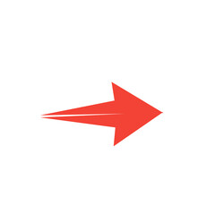 red arrow vector