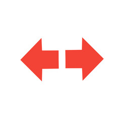 red arrow vector