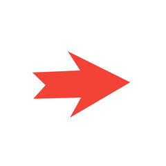 red arrow vector