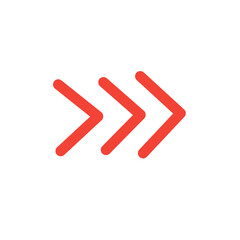 Obraz premium red arrow vector