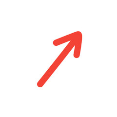 red arrow vector