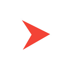 red arrow vector