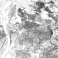 Fototapeta premium 3D illustration of city and urban in Strasbourg France