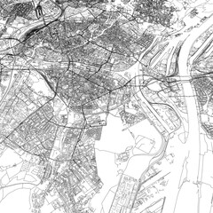 Fototapeta premium 3D illustration of city and urban in Strasbourg France