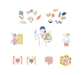 い状態の腸・悪い状態の腸いろいろ　セット