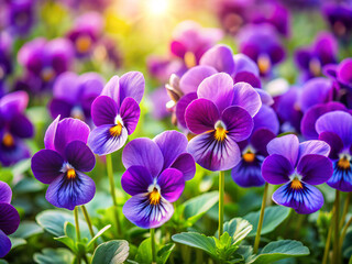 purple and yellow flowersflower, nature, purple, spring, plant, flowers, garden, blossom, violet, pink, beauty, bloom, macro, blue, summer, flora, pansy, floral, petal, orchid, closeup, viola, pansies