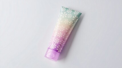 Colorful Floral Pattern Hand Cream Tube