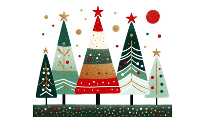 &Aacute;rboles Navide&ntilde;os Dorados