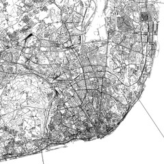 Fototapeta premium 3D illustration of city and urban in Lisbon Portugal