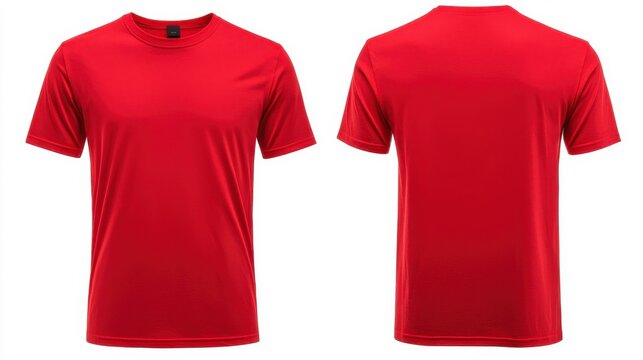 Plain red tee shirt hotsell