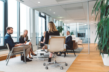 In office training session - Small group of five