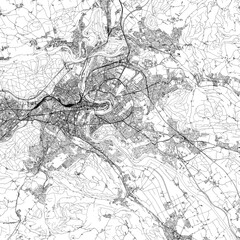 Naklejka premium 3D illustration of city and urban in Bern Switzerland