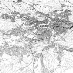 Naklejka premium 3D illustration of city and urban in Bern Switzerland