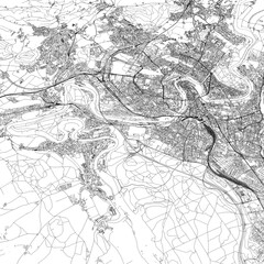 Fototapeta premium 3D illustration of city and urban in Bern Switzerland