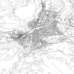 Fototapeta premium 3D illustration of city and urban in Bolzano Italy